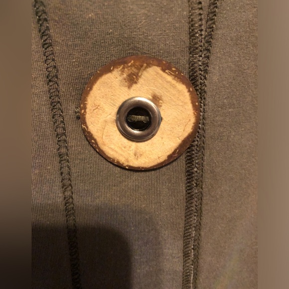 Stylish Olive Button-Up Jacket by Neon Buddha - Picture 4 of 9